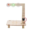 "Traffic light model technology making, manual intelligence assembly, Teacher Xing's experimental small project. details Picture
